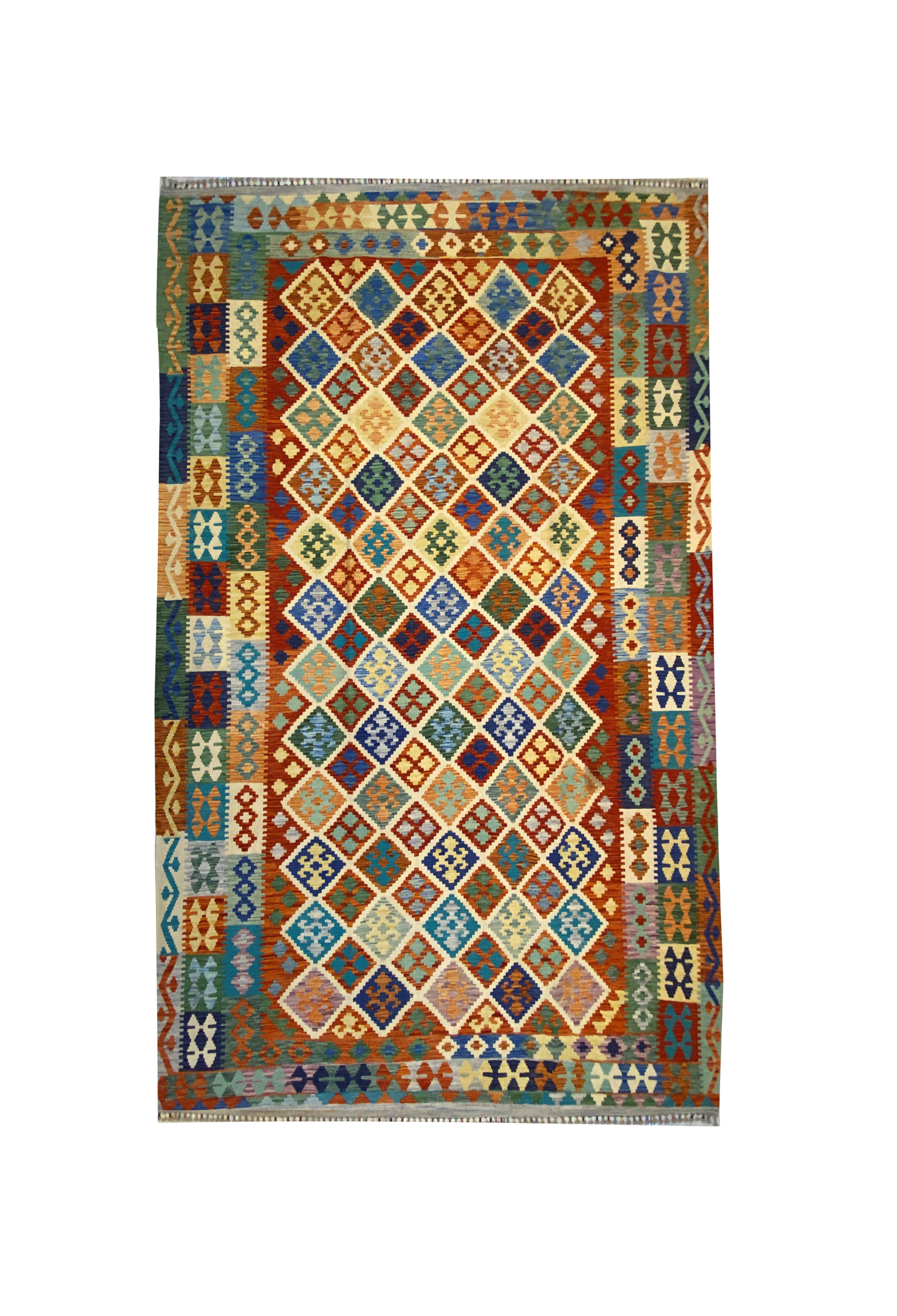 Handmade Turkish Kilim 346 X 247 cm