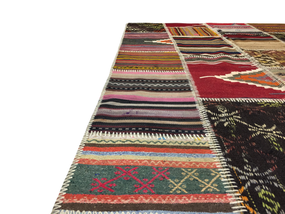 Patchwork Carpet 140 X 200 cm - Alfombras de Estambul -  Turkish Carpets - Alfombras de Estambul