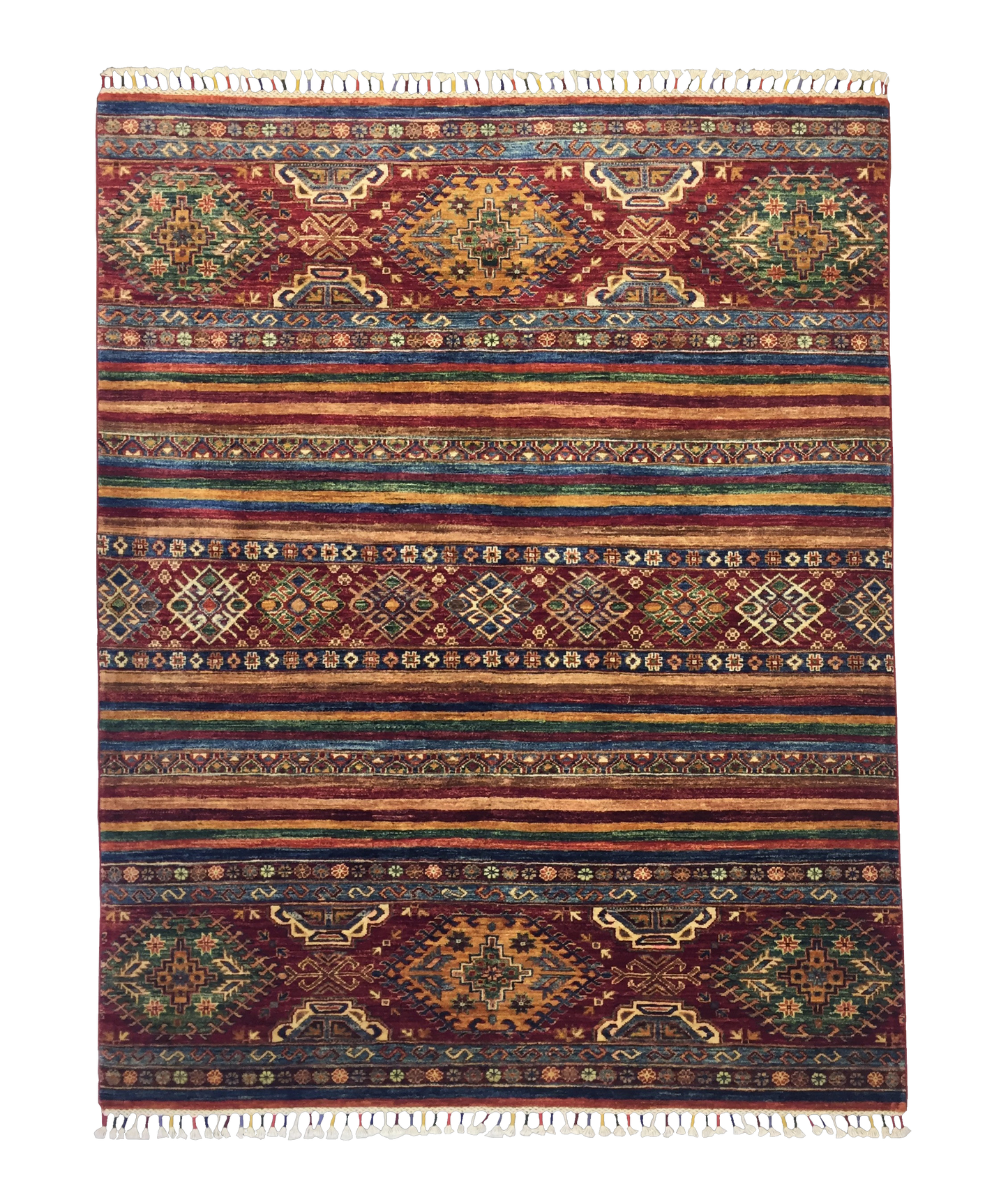 Şirvan Bicolor Carpet 196 X 152 cm - Alfombras de Estambul -  Turkish Carpets - Alfombras de Estambul